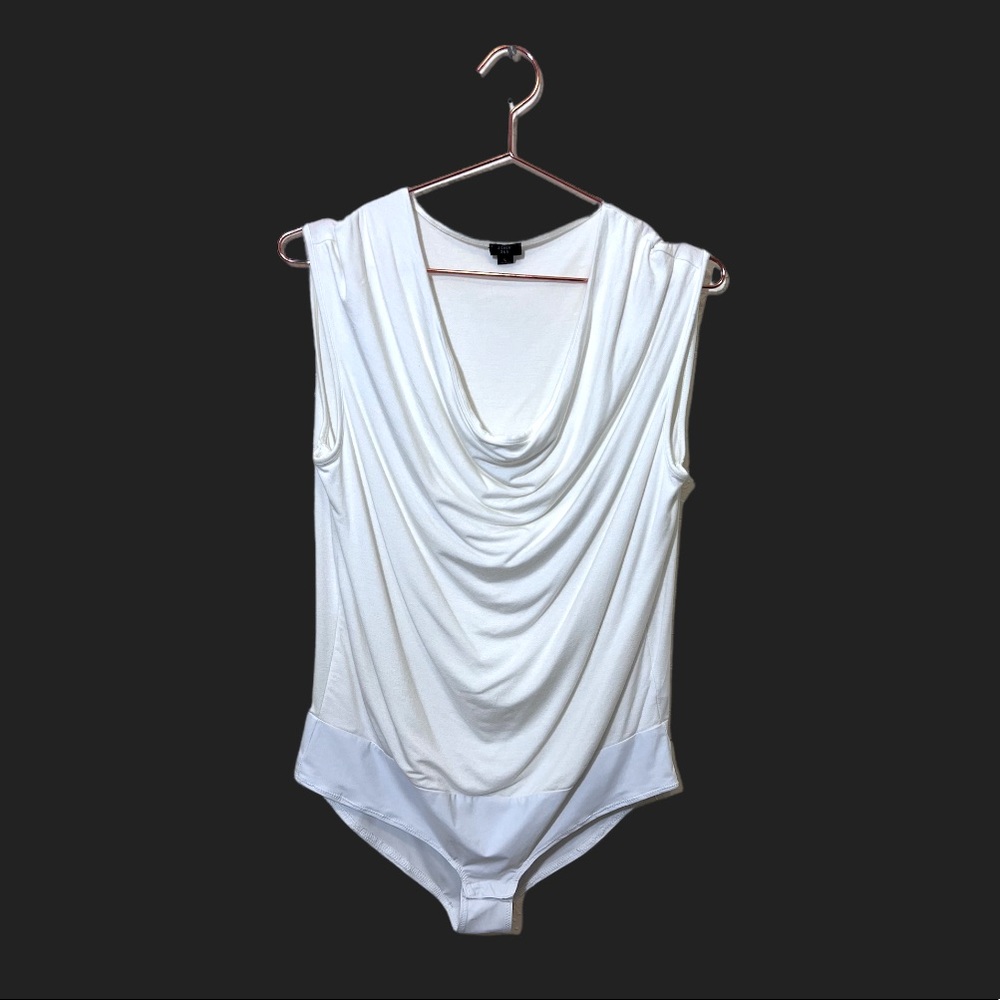 J. Crew 365 Sleeveless White Bodysuit